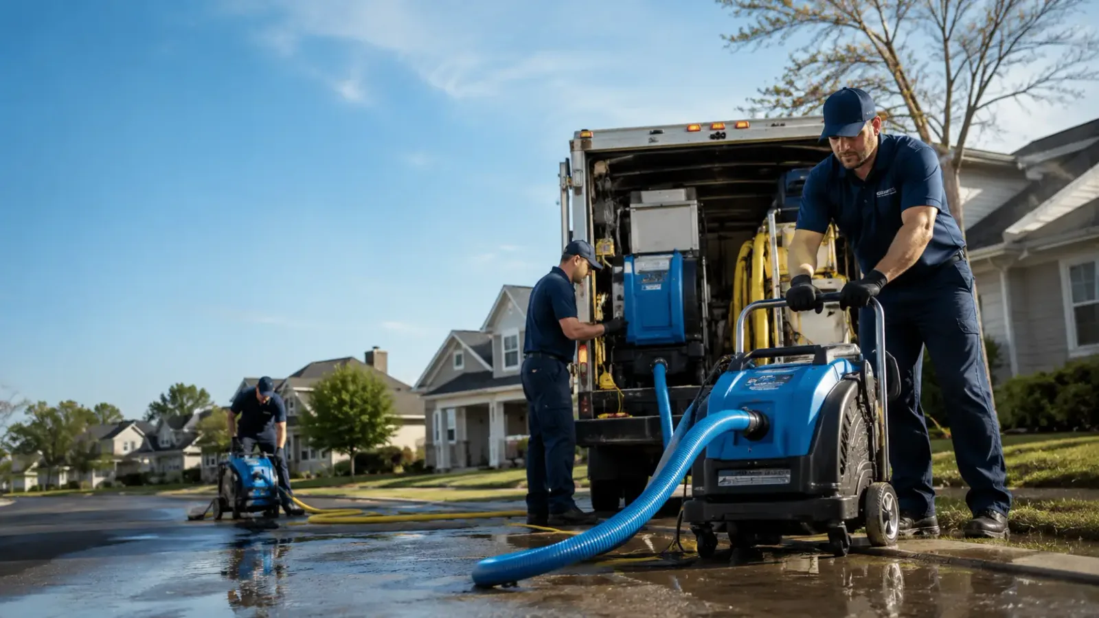 Flood Damage Cleanup in Dry Run, PA
